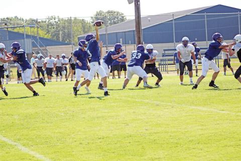 Quarterback Chase Duffer and the Rivercrest Rebels open their season Friday on the road at Queen City. TRIBUNE PHOTO / QUINTEN BOYD