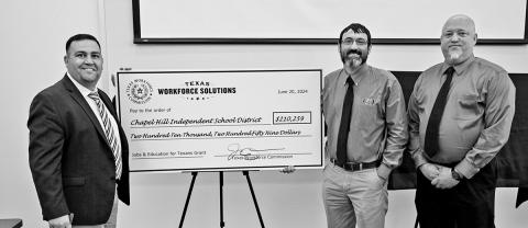 Chapel Hill ISD receives TWC Jet Grant