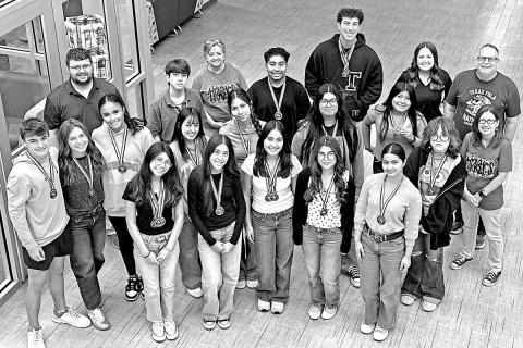 Pictured: members of the 2025-2026 MPHS UIL Academic teams COURTESY PHOTO