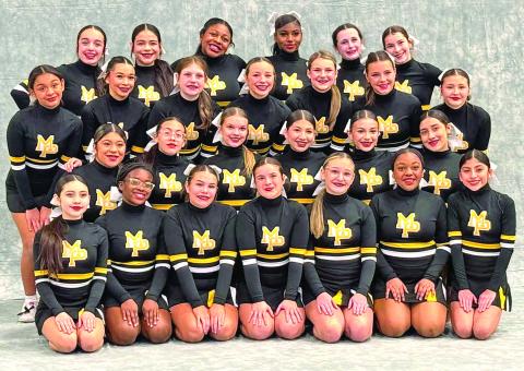 The Mount Pleasant Junior High Cheer team COURTESY PHOTO