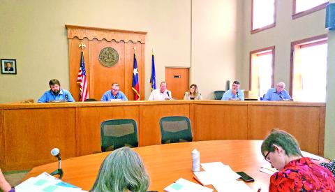 The Titus County Commissioners’ Court met on Oct. 15 to discuss a lengthy agenda TRIBUNE PHOTO / NICOLE KIMBALL