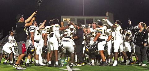 A team united. After Coach Joey Cluley’words, the Tigers felt every ounce of what this first win meant—belief, and the start of something bigger.