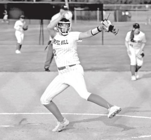 Chapel Hill pitcher Presley Applegate was recently selected to participate in this year’s Red River FCA All-Star Showdown, to be held June 15. TRIBUNE PHOTO / QUINTEN BOYD