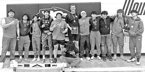 The Tiger Powerlifting team placed 2nd at their home meet