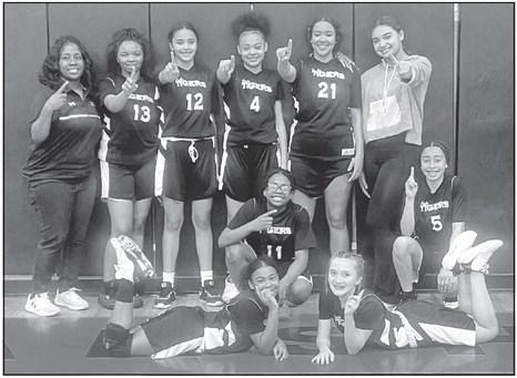MPJH 7th grade Lady Tigers celebrate undefeated season