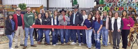 The Mount Pleasant - Titus County Chamber of Commerce hosted a ribbon cutting for Smarty Supply Co., located at 2059 CR 3210, Mount Pleasant. Smarty Supply Co. is a “one-stop shopping destination for all things rodeo.” COURTESY PHOTO