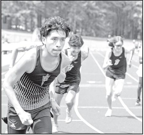 Chapel Hill Red Devil runners compete during last week’s UIL 3A Area 13 and 14 Area track meet held in Atlanta. Photo by Susan Lindsey