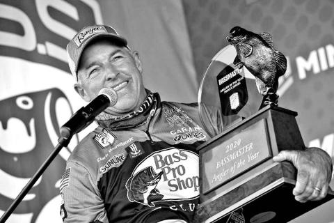 Texas bass pro Clark Wendlandt, 58, recently announced he is retiring from pro bass fishing after 33 years of casting for cash. Wendlandt is one of only six anglers to win Angler of the Year titles on both the Bassmaster and FLW pro circuits. (BASS Photo)
