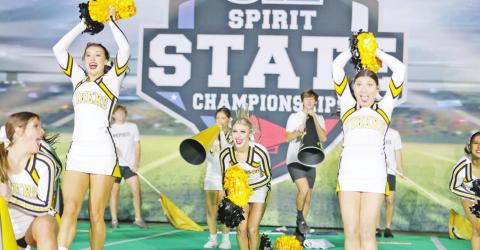 MPHS Cheer performs in prelims COURTESY PHOTOS