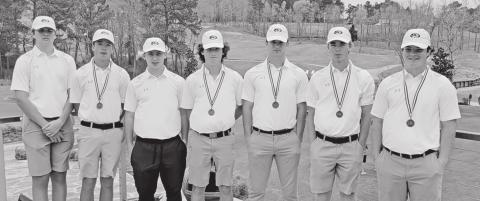 Pictured L-R: Clayton Brison, Brady Sisk, Jackson Stone, Kade Strickland, George Burrows, Matthew Peterson, and Sam Sloan