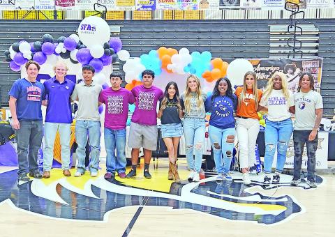 Eleven student athletes from MPHS recruited and signed with colleges