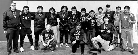 The Tiger Powerlifting team placed 2nd in Lindale Courtesy Photo