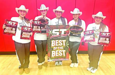Tiger Doll officers (L to R) Morgan Zepeda, Audrey Fisher, Jalyssa Aguilar, Violet Castaneda, Dori Macedo COURTESY PHOTO