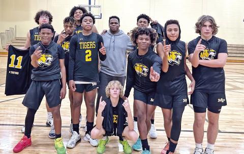 MPJH 8th grade Tigers celebrate district championship