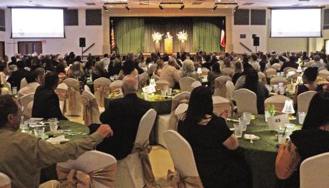 Chamber President and CEO Richard Bonney welcomes everyone to the 2026 Chamber of Commerce Banquet.