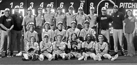 The Mount Pleasant Tigers picked up their 20th win of the season on Monday night in Atlanta as they defeated Texas High 8-6 to clinch the fourth place playoff seed from District 10-5A. Coach Tommy Stewart’s Tigers will face Melissa in bi-district later this week as the date and site were not known by press time. TRIBUNE PHOTOS / MICHAEL S. MCCRACKEN