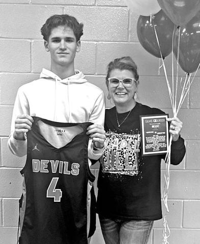 Varsity player #4 Issac Bailey selected Mrs. Misty Lake as his “Game Changer” award recipient for a teacher of influence and impact on his life. She will be honored during the home game vs Quinlan Ford. All varsity basketball players will select a “Game Changer” honoree and they will be honored at home games throughout the season.
