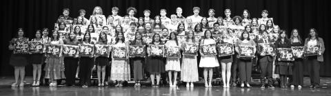 The 2025 Mount Pleasant High School Academic Blanket recipients COURTESY PHOTO