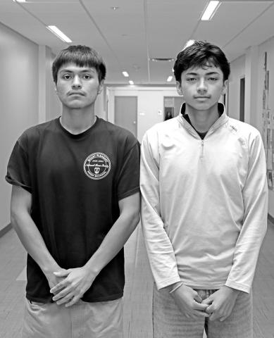College Board Big Future Ambassadors from Mount Pleasant High School (L to R) Angel Farias and Isaac Flores Courtesy Photo