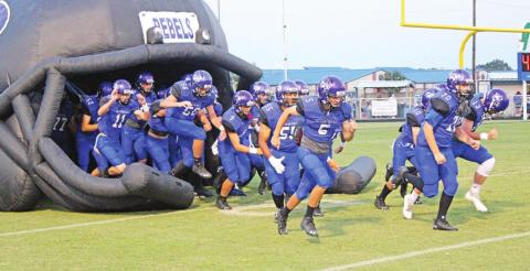The Rivercrest Rebels are anticipated to remain with current district opponents Alba-Golden, Como-Pickton, Cooper and Honey Grove, with Quinlan Boles expected to join the new district. TRIBUNE PHOTO / QUINTEN BOYD