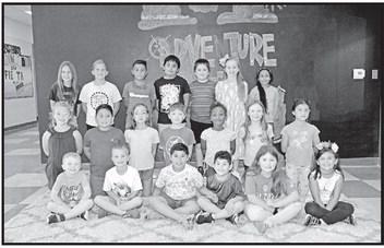 Annie Sims (L to R): 1st Row Lincoln Litke, Liam Litke, Diego Mayorga, Adrian Mayorga, Kate Barfield, Clara Barnard. 2nd Row Evelyn Buchanan, Damian Moreno, Abigail Dyer, Sam Jones, Khloe Haley, Laura Etheridge, Esther Robles. 3rd Row Pyper Shepard, Peyton Glenn, Jose Pacheco, Alex Flores, Zane Whitsel, Lilly Jane Yancey, Maybelline Puerto Ortiz
