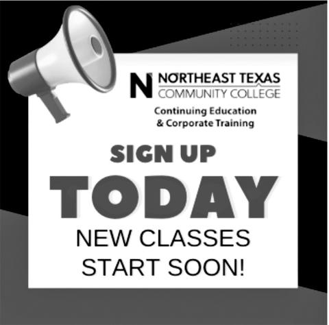 Continuing Education enrolling for a variety of classes