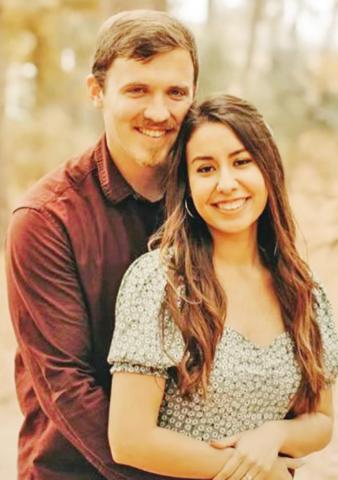 Harland Johns was recently named athletic director at Harts Bluff Early College High School. He is pictured with his wife, Ezri, a pre-kindergarten teacher at Harts Bluff. COURTESY PHOTO / THREE BIRDS PHOTOGRAPHY