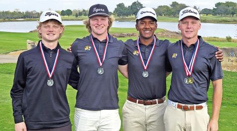 Pictured (L to R) MPHS Tiger Golf team members Brandon Carter, Hogan Horn, Christian Cruz, and Jacob Baker (not pictured Alessandro Greco) Courtesy Photos