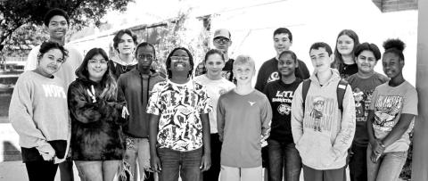Back Row: Damion Haley, Gavin Hayes, Ian Brown, CJ Quinn, Hannah Hughes. Middle Row: Kashayla Dawson, Kaydi Rogers, Nyvaeh Elliot, Jayson Carrillo. Front Row: Alexandra Cassio, Arely Barbosa, Aiden Burns, Caleb Townson. Spencer Anderson, and Darlecia Williams. Not Pictured: Florencia Moreno and Klarissa Orduna. COURTESY PHOTO