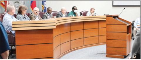 The city council met Tuesday evening. TRIBUNE PHOTO / MIRANDA OGLESBY