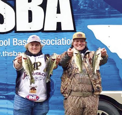 Clayton Miller and Rolston Morton with their 4 fish weighing 6.31 lbs.