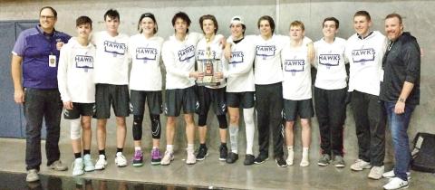 Hawks wrap up season with 2nd place finish at Big South Regional