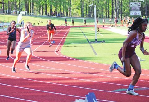 Brahmas compete at District 14-3A meet