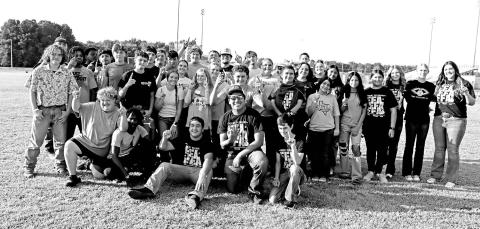 Members of the Mount Pleasant High School chapter of FFA