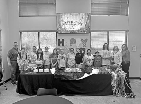 The WELL hosts monthly birthday celebrations (with cake and punch) for junior high and high school students