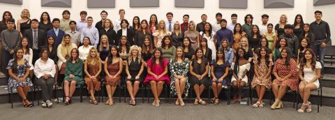 The new members of the MPHS National Honor Society
