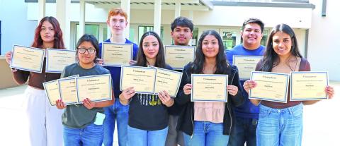 Mount Pleasant High School celebrates students’ honors