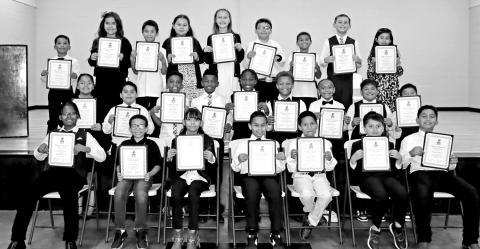 The 2025-2026 National Elementary Honor Society members from Frances Corprew Elementary School Courtesy Photo