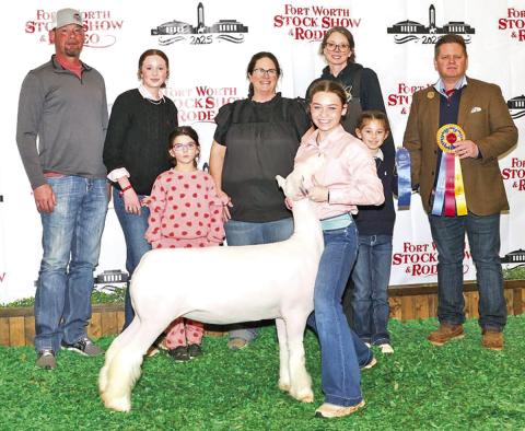 Chloe Snodgrass, winner at Ft. Worth Stock and Rodeo Show COURTESY PHOTO / MATT BROCKMAN