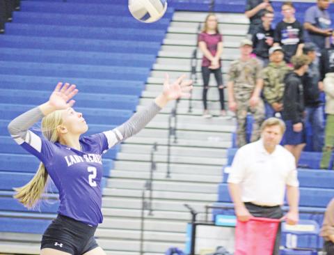 Incoming senior Vivian Hines and the Rivercrest Lady Rebels will be a part of the new 17-2A volleyball district with fellow area school Harts Bluff, Detroit and Clarksville in the fall. TRIBUNE PHOTO / QUINTEN BOYD