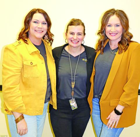 (L to R) Vivian Fowler Principal Carrie McMinn, Annie Sims Assistant Principal Lexi Litke, Annie Sims Principal Jeannie Pat Jaggers COURTESY PHOTO