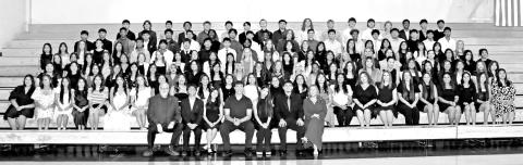 The 2025-2026 Mount Pleasant High School chapter of the National Honor Society Courtesy Photos