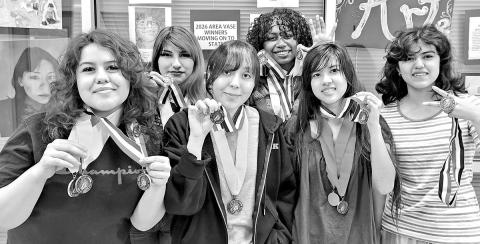 MPHS State VASE qualifiers (L to R) Cassandra Saavedra, Dayanara Pulquero, Jaydy Martinez, Kianna Mickens, Michelle Garrett, Vanessa Aspeitia Courtesy Photo