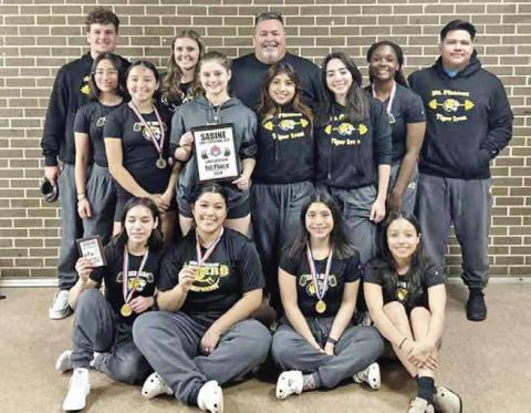 The 2024 MPHS Lady Tiger Powerlifting team COURTESY PHOTO
