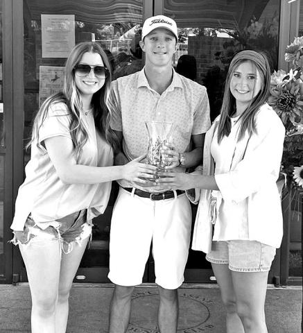 Pictured are Mr. Jones’s granddaughters Presley Jones, Lily Grace Jones and 1st Place Winner Jake Hendrix. COURTESY PHOTO