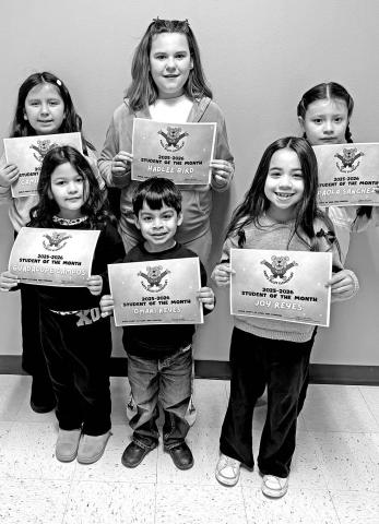From left, Bottom Row: Guadalupe Campos, Omari Reyes, Joy Reyes (Top Row) Camilee Tafoya, Hadlee Bird, Paola Sanchez Courtesy Photo