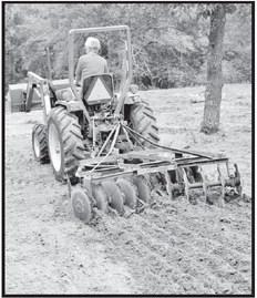 Breaking up the ground with a disk or tiller helps ensure good seed contact with the soil. It’s a good idea to drag the plot site after the seeds are sown to cover them with thin layer of soil. COURTESY PHOTO / MATT WILLIAMS