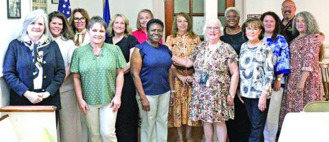 Teachers and faculty retiring from Mount Pleasant ISD and Chapel Hill ISD