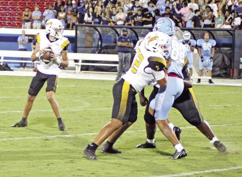 Mason McMinn and the Mount Pleasant Tigers open district play this Friday at home against Texas High. TRIBUNE PHOTO / QUINTEN BOYD