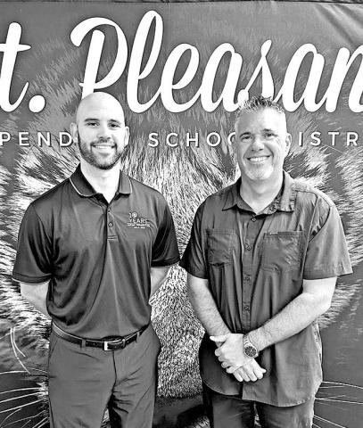 (L to R) MPISD Assistant Superintendent of Human Resources, Craig Bailey, and Assistant Superintendent of Student Services, Dustin Cook